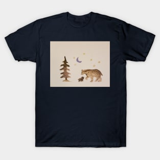 Evening walk oil painting by tabitha kremesec T-Shirt